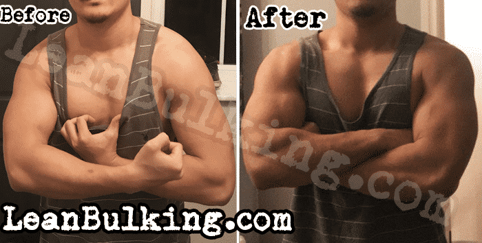 Pre-Workout-Transformation before and after