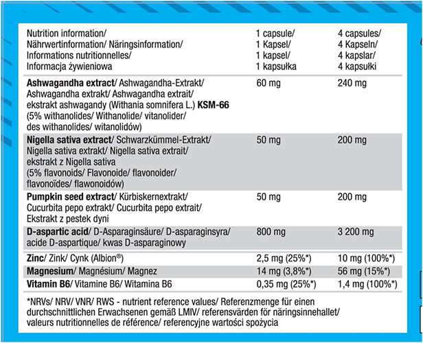 Olimp T-100 LTD Ingredient list review - leanbulking