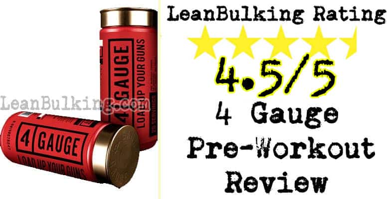 4 Gauge Review Expert PreWorkout Analysis Ingredients