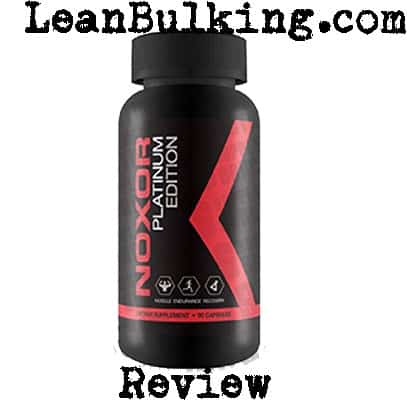 Noxor Platinum Testosterone Booster Review 