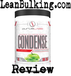condense pre workout makes me itch