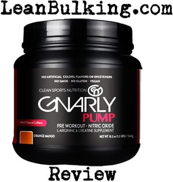 Gnarly Pump review - leanbulking