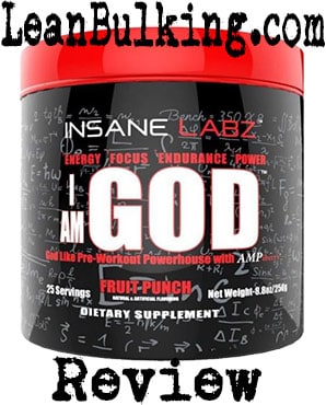 Insane Labz I Am God Review Expert Pre Workout Analysis Worth It