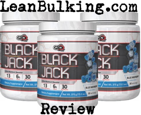 Pure Nutrition Black Jack Review - LeanBulking