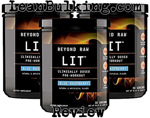 Beyond raw lit pre workout side effects review