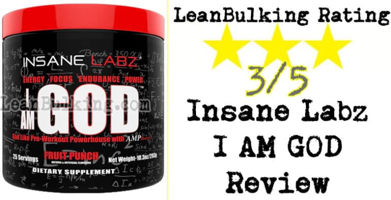 Insane Labz I AM GOD Review Expert PreWorkout Analysis