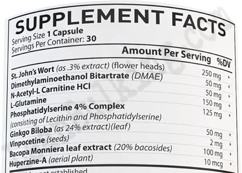 Neuropeak-ingredient-list-review