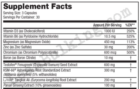 SteelFit-Steel-Hard-Test-Booster-Ingredient-List-Review