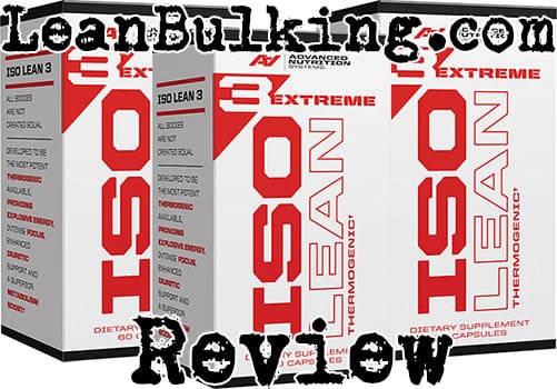 Advanced-Nutrition-Systems-ISO-Lean-3-Extreme-Review