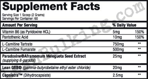 Kodiak-CarniShred-Fat-Burner-Ingredients-Review