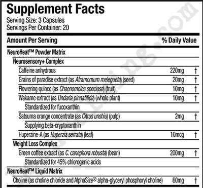 Xenadrine-NeuroHeat-Fat-Burner-Ingredients-Review