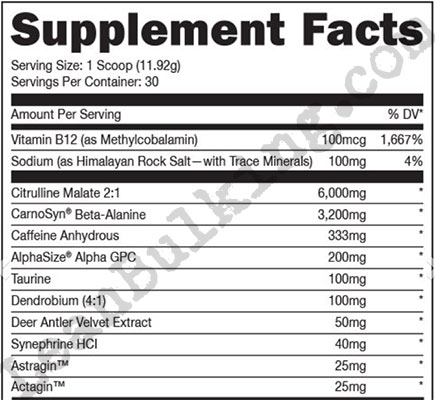 TC Nutrition Batch 27 Pre-workout